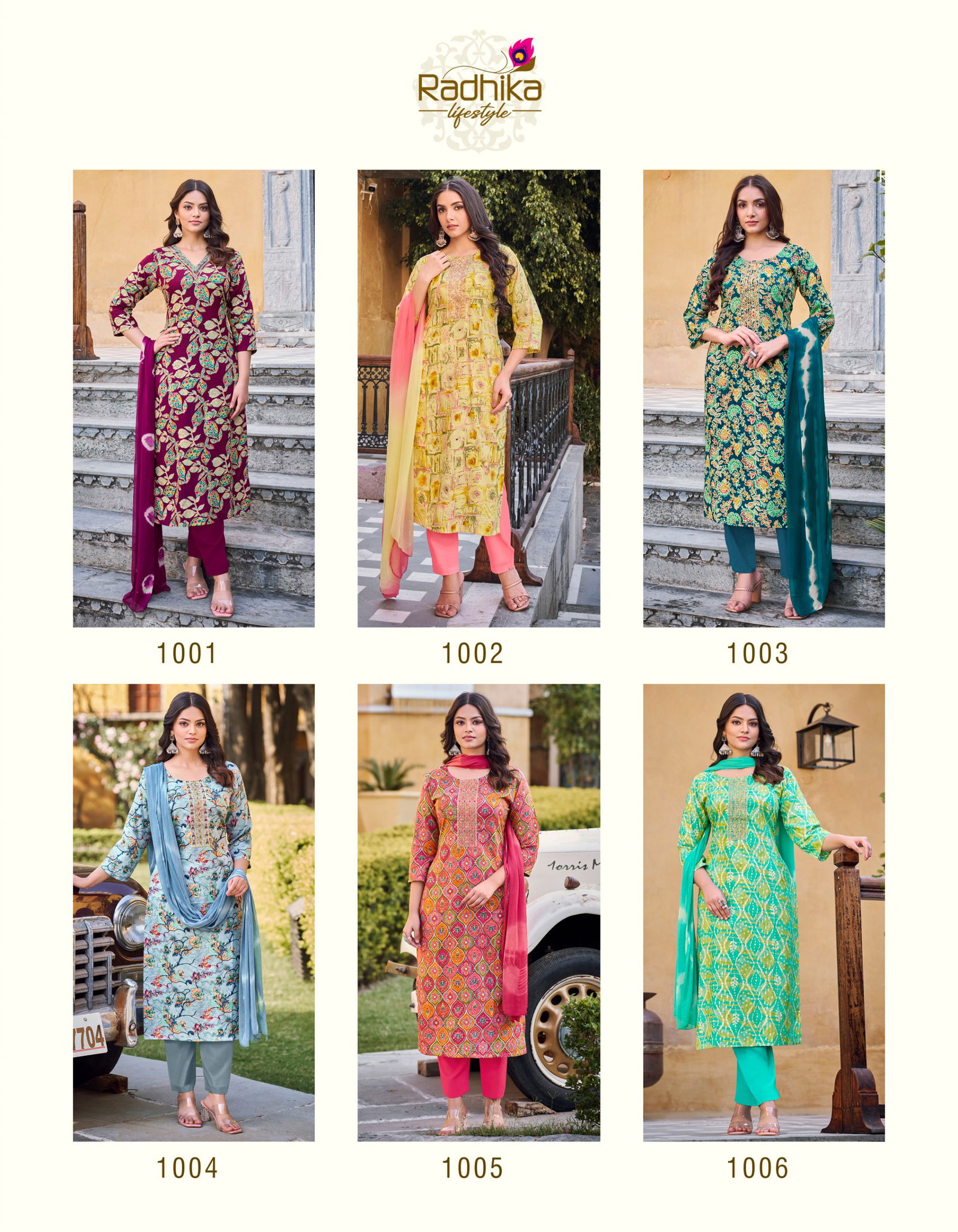 Casual Vol 1 By Radhika Rayon Foil Printed Embroidery Kurti With Bottom Dupatta Wholesale Shop In Surat